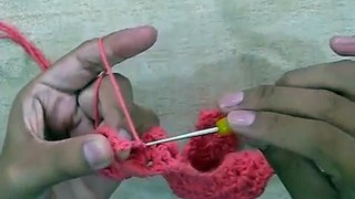 Como tejer una ROSA a crochet ganchillo