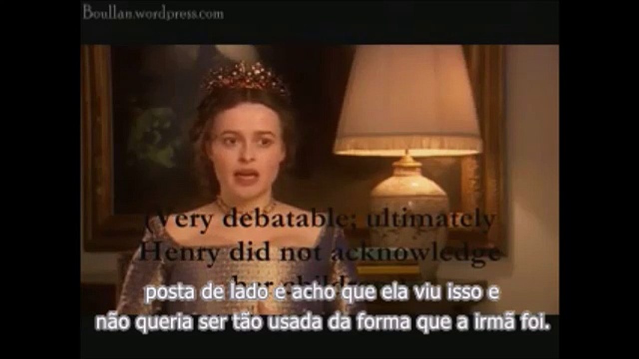 Entrevista de Helena Bonham Carter sobre Ana Bolena ('Henry VIII', 2003)