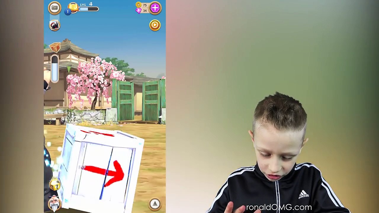 Clumsy Ninja #3 - ninja gets yellow belt and I take a photo with him :) | KID GAMING Android