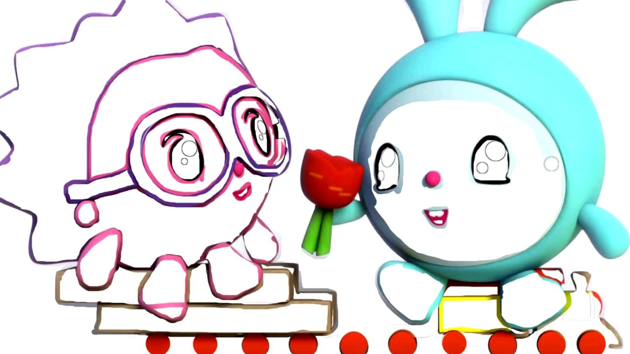 Cartoon paint malyshariki