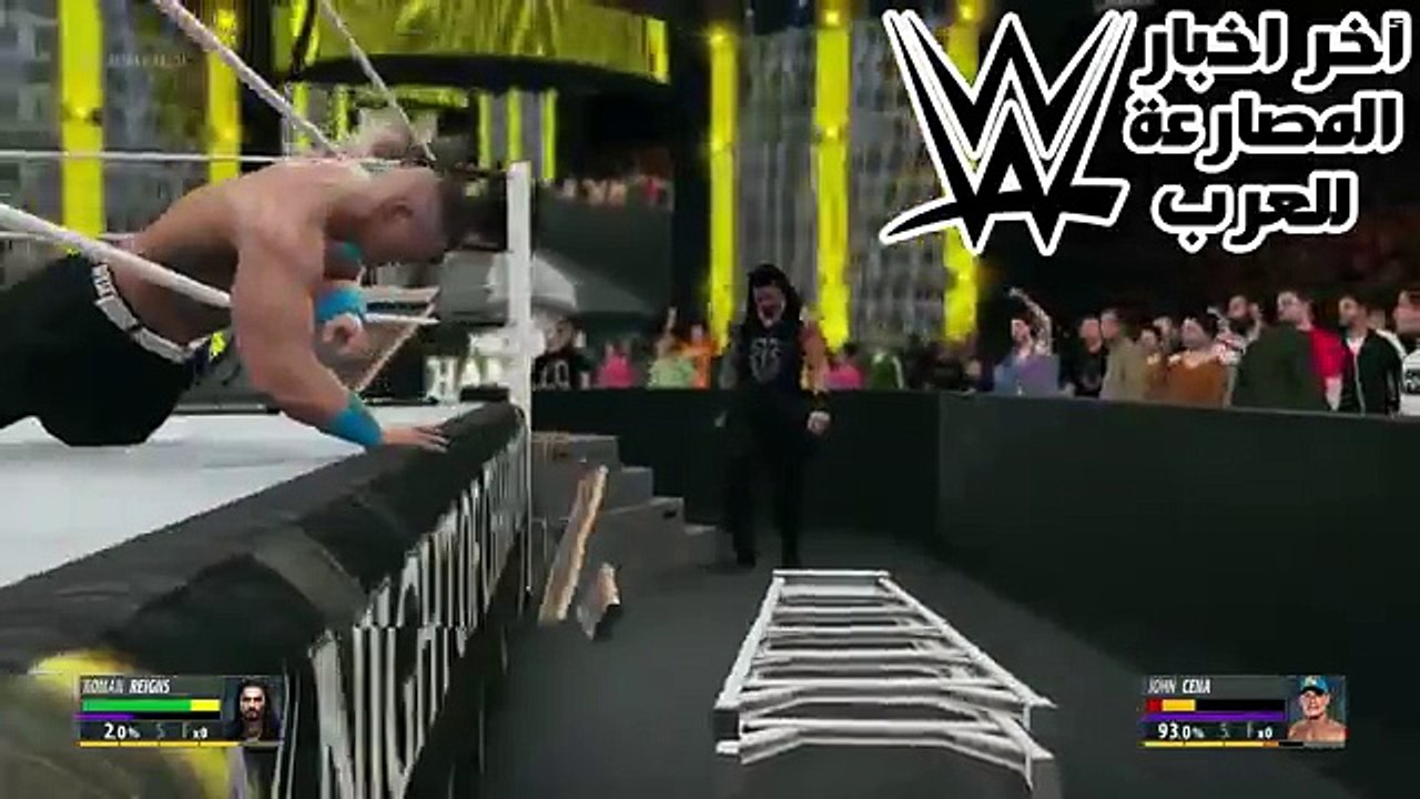 أقوى لحظات المصارع رومان رينز في لعبة WWE 2K16