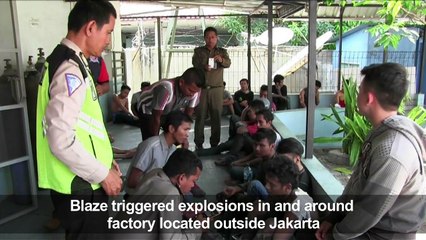 Dozens killed in Indonesia fireworks factory fire