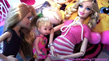 Cuộc Sống Barbie & Ken (Tập 39) Barbie Sinh Đôi Bé Dylan & Katy Barbie Give Birth Twins