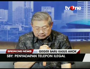 SBY Minta Aparat Usut Bila Teleponnya Disadap Secara Ilegal