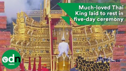Much-loved Thai King laid to rest in five-day ceremony