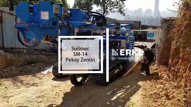 Soilmec SM-14 Mini Kazık Makinesi, Pekay Zemin / 26.10.2017 / Erke Group