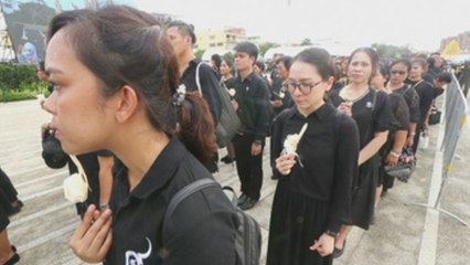 Late Thai King's cremation approaches following massive procession