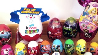 ★★ 100 SURPRISE EGGS ★★ My Kinder Suprise Eggs Collection - Surprise Toys Review