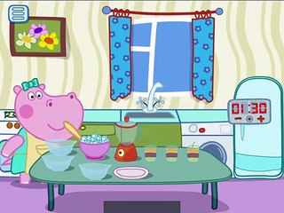Гиппо Пеппа Повар - Детская кулинарная школа * Мультик игра для детей * Игры для девочек Hippo Peppa