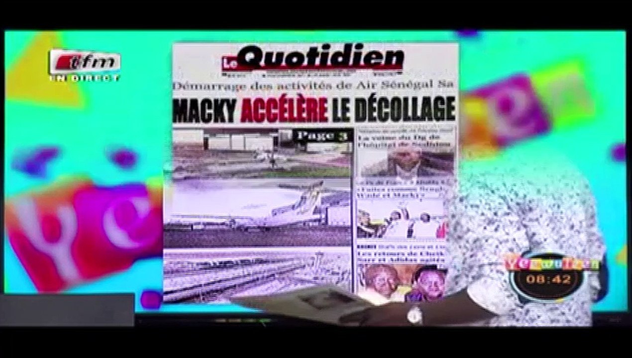 RUBRIQUE REVUE DES TITRES avec MAME BIRAME DIOUF dans Yeewu Leen du 26 Octobre 2017