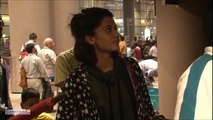 07.PINK actress Taapsee Pannu spotted at airport