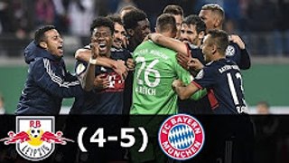 RB Leipzig vs Bayern Munich 1-1 (4-5 Penalty) - All Goals & Highlights 25_10_2017 HD