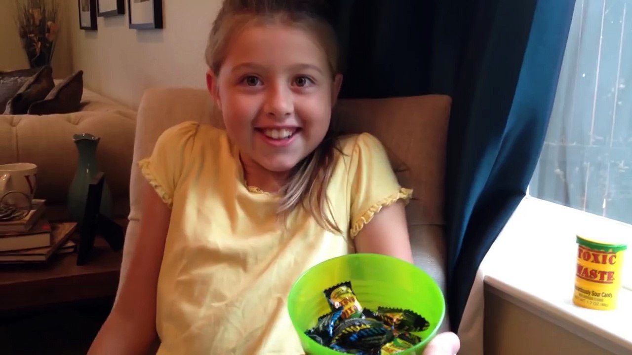 TOXIC WASTE SOUR CANDY CHALLENGE!