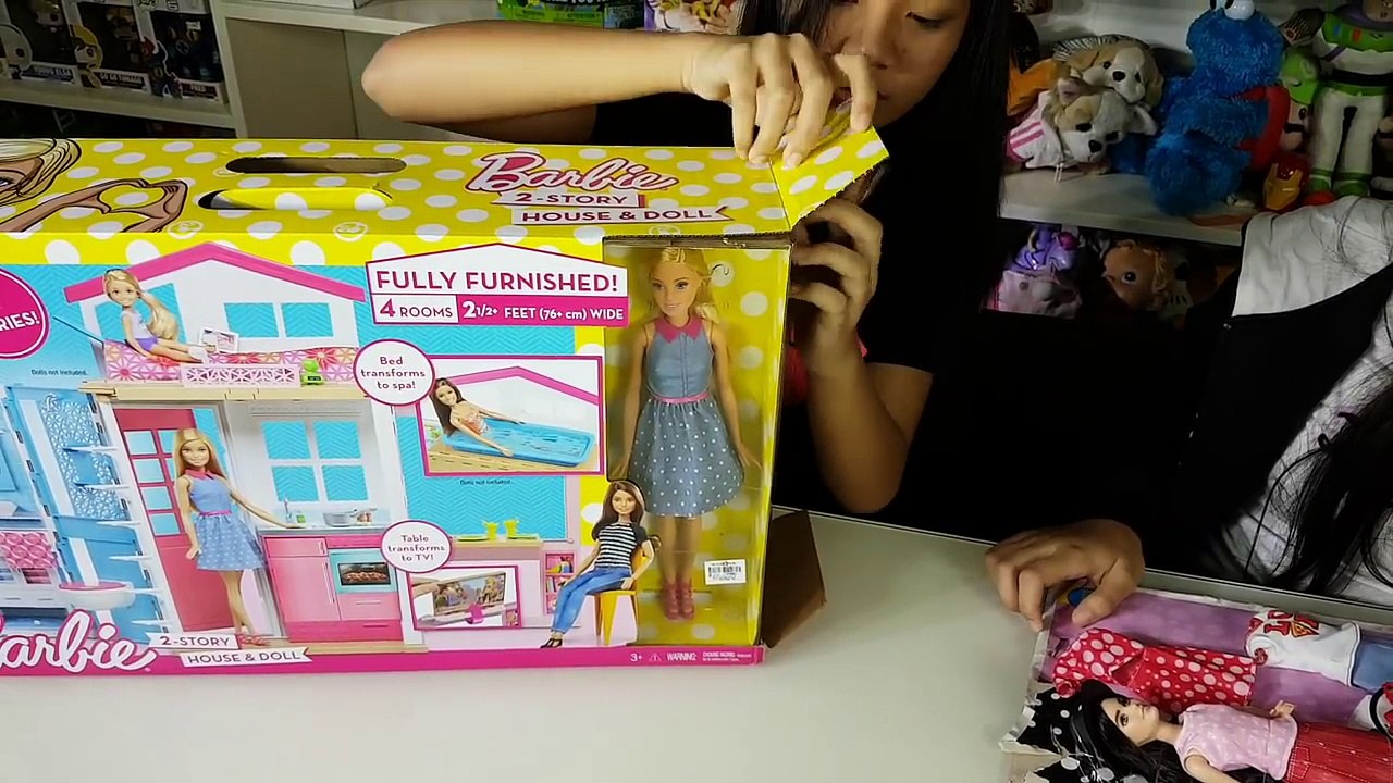 Barbie [ 2 Story Doll House and Car ] - Kids' Toys-JNWB3oUdMwA