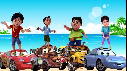 Wrong Dress Disney Cars 3 McQueen Shiva ANTV Tow Mater Finger Family Nursery Rhymes
