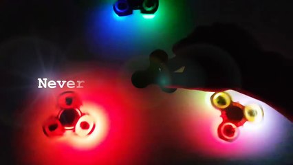 Fidget Spinner with Blue Fire-Z632hT438N8