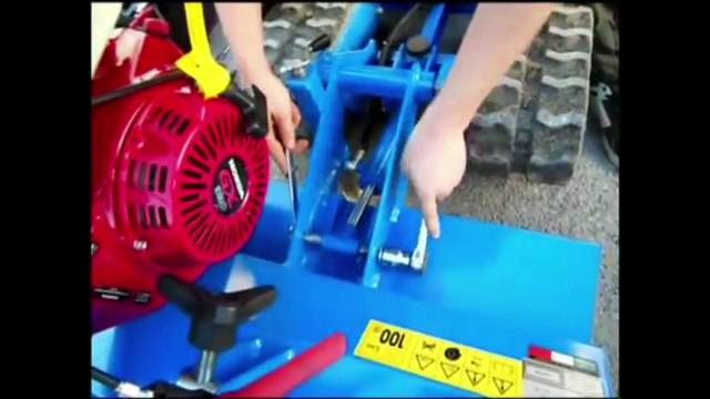 Gyro-broyeur avec le porte-outils Kompact