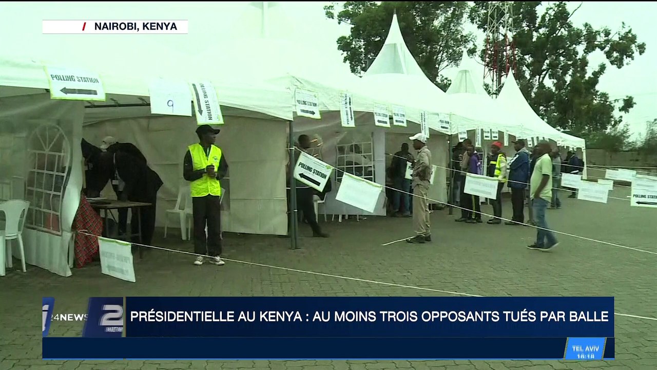 Présidentielle au Kenya: au moins trois opposants tués par balle