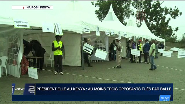 Présidentielle au Kenya: au moins trois opposants tués par balle