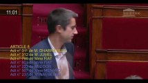 Interrompu à deux reprises à l’Assemblée, Ruffin balance son micro