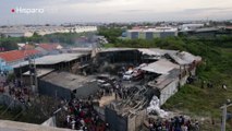 Incendio en fábrica de fuegos artificiales deja más de 40 muertos