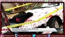 Vecinos llaman al 911 después de ver una decoración de Halloween-Al Rojo Vivo-Video