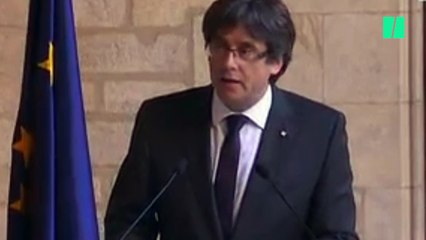 Puigdemont afirma que no convocará elecciones en Cataluña