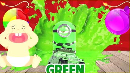 Baby Learning Colors Bomb Lightning Mcqueen Daniel Swervez Jackson Storm Hummer Sven For Kids