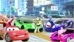 Baby Learning Colors with 3D Cars 3 Cartoon 2017 Lightning McQueen Oddbods Buzz Piclet For Kids