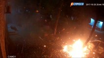 CCTV footage shows moment of deadly blast in Kiev