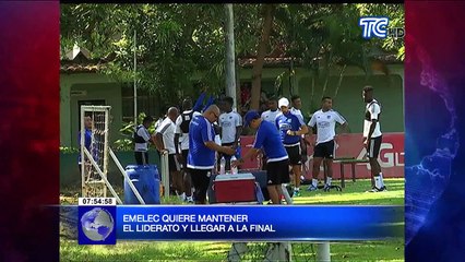 Emelec quiere mantener el liderato y llegar a la final
