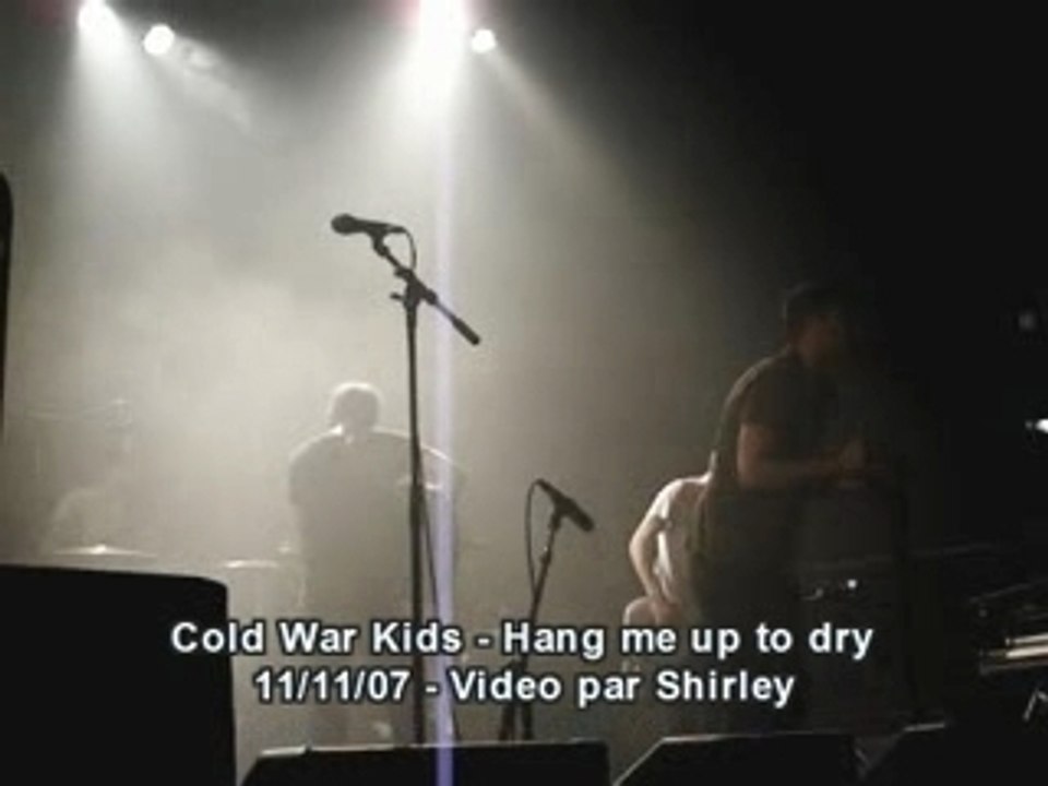Cold war kids hang me up to dry live