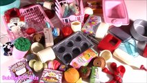 Doll GOURMET KITCHEN & Refrigerator TOYS! Perfect for AG DOLLS! Baking Cupcakes & Accesories!