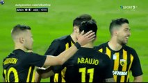Lazaros Christodoulopoulos second Goal HD - Apollon Larissa 0 - 5 AEK Athens FC - 26.10.2017 (Full Replay)