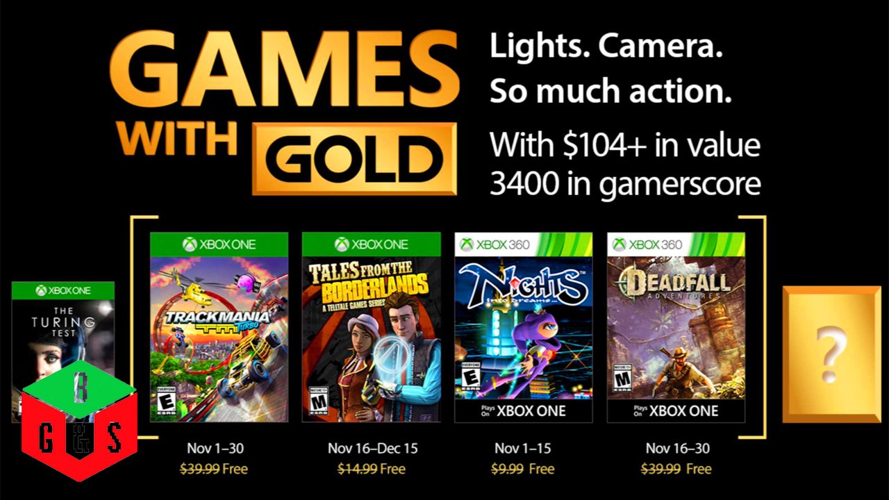Xbox - November 2017 Games with Gold
