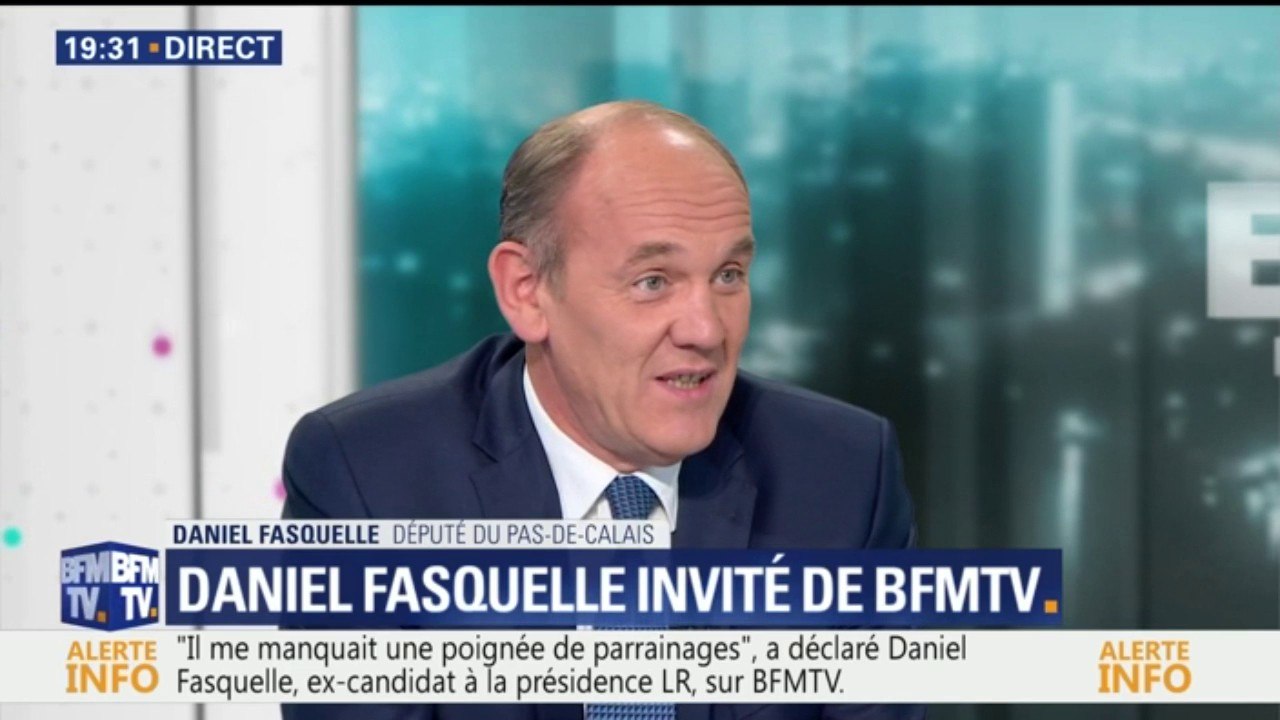 Élection à la présidence LR: "Ça s'est joué à quelques parrainages", dit Fasquelle