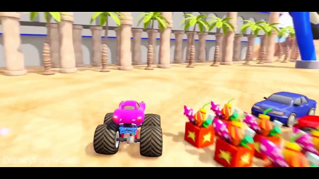 Мультики про Машинки Дисней Тачки Холли ДеЛюкс Монстр Трак Гонки Детские песенки Мультики для детей