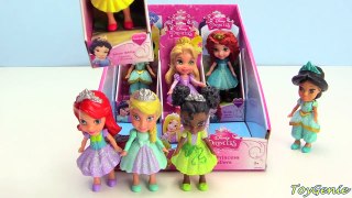 Disney Princess Mini Toddler Dolls with Glitter