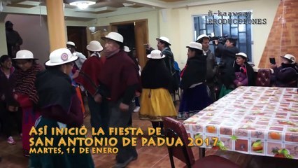 INICIO DE LA FIESTA DE SAN ANTONIO JUNDUCUCHU 2017. Ñ-KAWSAY PRODUCCIONES