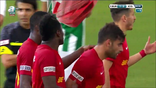 1-2 Deniz Türüç Goal Turkiye Kupasi Round 4 - 26.10.2017 Yesil Bursa 1-2 Kayserispor