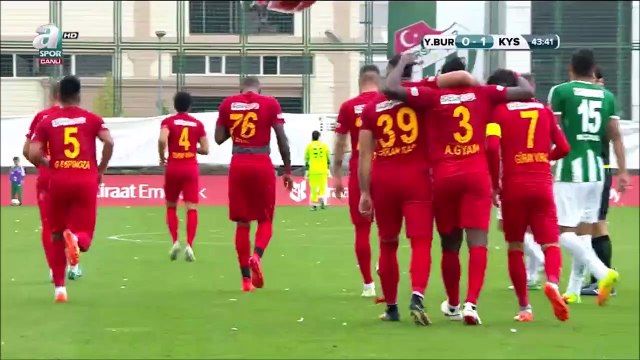 0-1 Asamoah Gyan Goal Turkiye Kupasi Round 4 - 26.10.2017 Yesil Bursa 0-1 Kayserispor