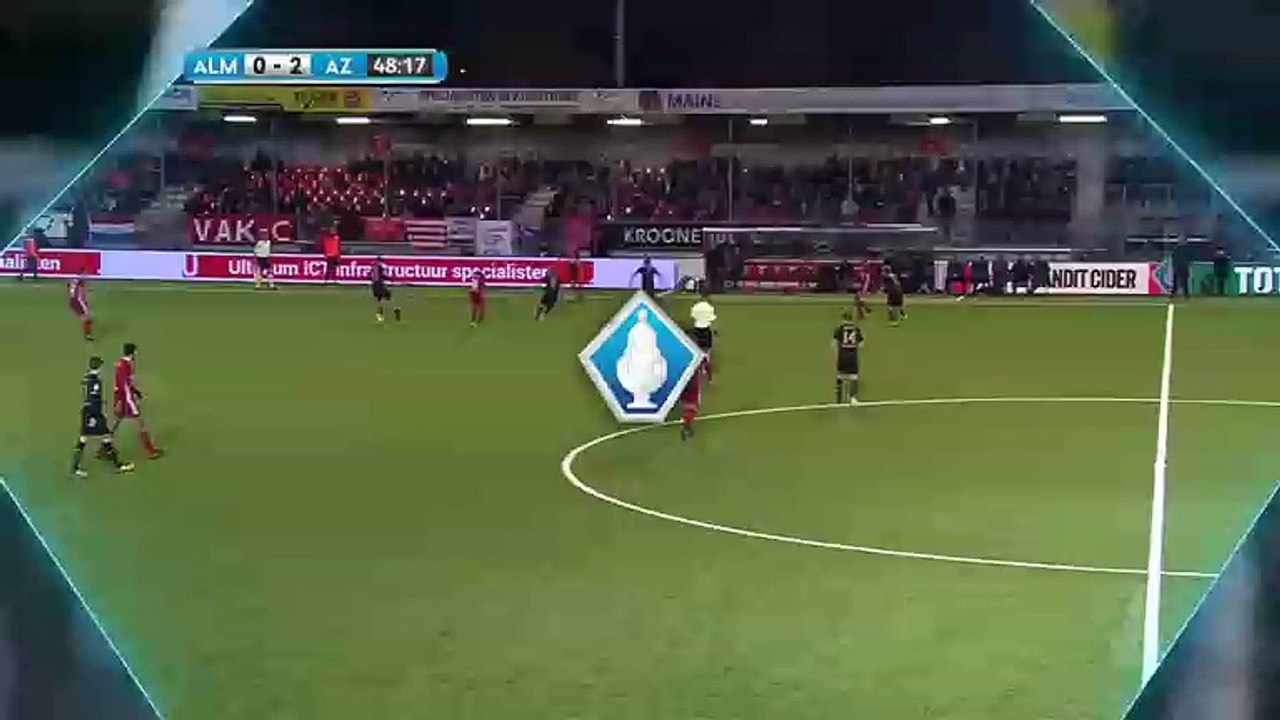 Wout Weghorst  Goal HD - Almere City	0-2	AZ Alkmaar 26.10.2017