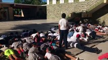 Mexican police teach children to fake death to survive gunfights