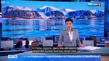 Russian Scientists Uncover Hidden Island in the Arctic .English subtitles