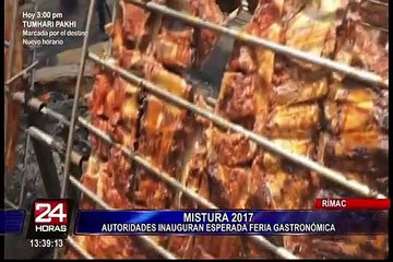 Mistura 2017:  desde mañana los comensales podrán acudir a la feria gastronómica