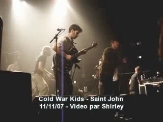 Cold war kids saint john live