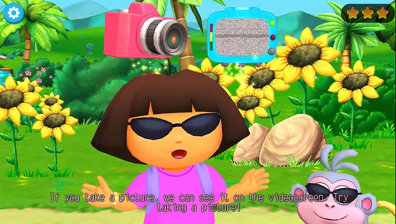 DORA THE EXPLORER -We Can See The Ppicture Righ Away Movie Game  Dora and Friends  Dora Game