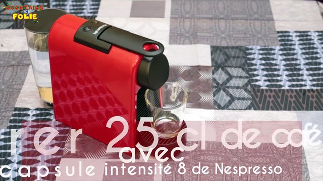 Septième vidéo de la série cocktail en folie (boissons à base de café nespresso) : Banana Flip