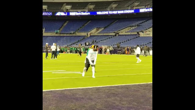 Miami Dolphins wide receiver Jarvis Landry snags one-handed catch in warmups