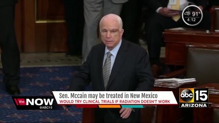 Senator John McCain may be treated in New Mexico for brain cancer